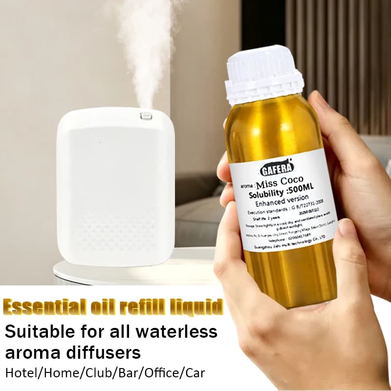 Essential Oil Refill, Blue Wind Chime and Fragrances, suitable for all waterless aroma diffusers, hotels, homes,and club 500 ml