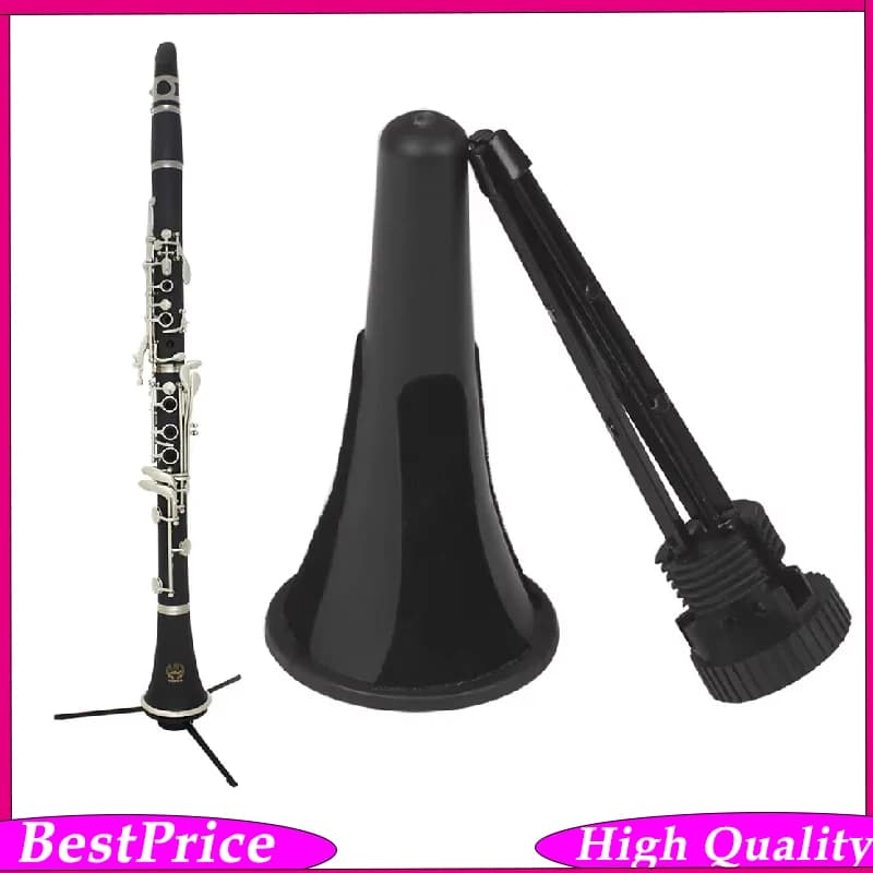 Supporto per Clarinetto Pieghevole a Treppiede in ABS, Supporto per Strumenti a Fiato, Accessori per Strumenti Musicali