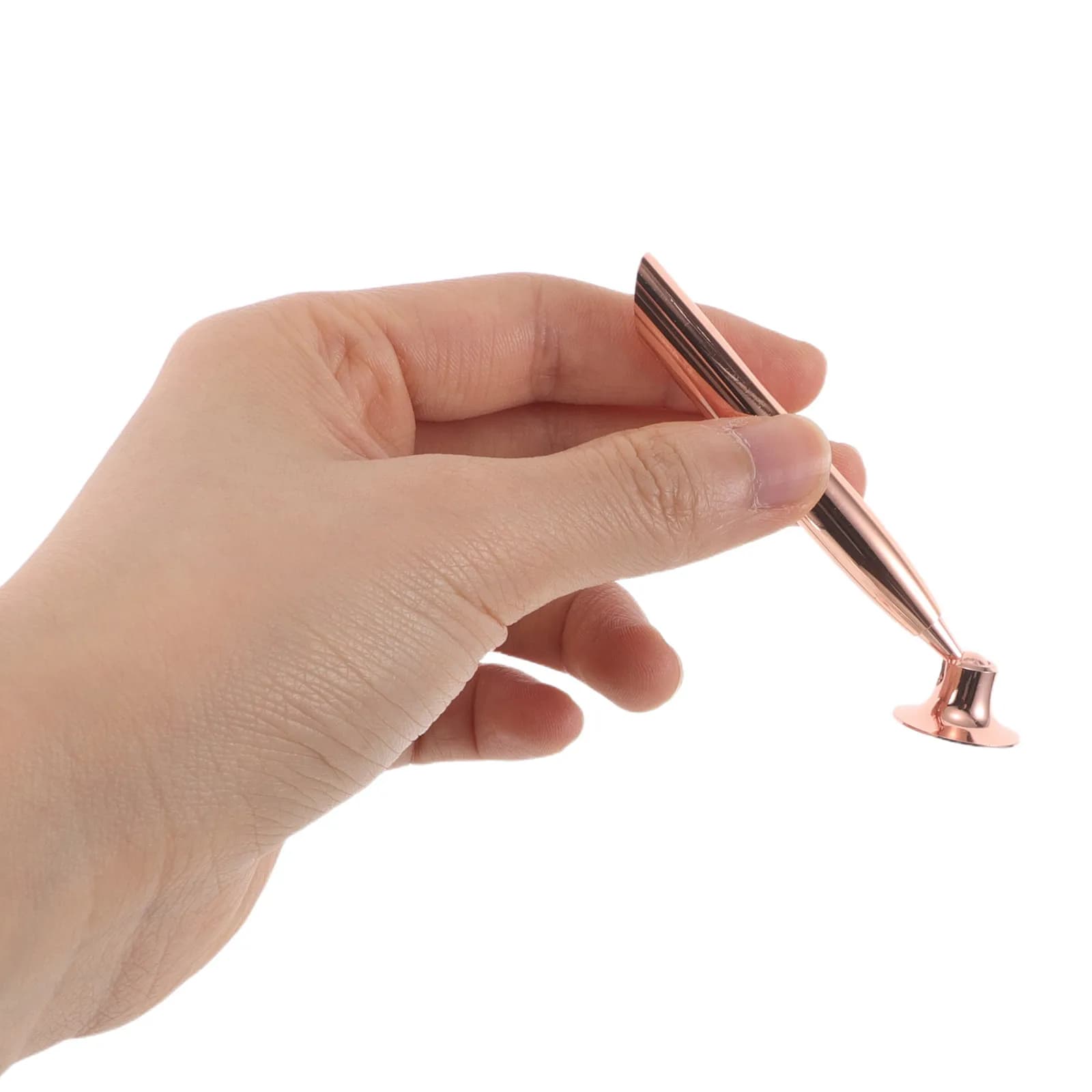 8Pcs Metal Pen Stand Holder Elegant Minimalist Desktop Single Pen Holder for Fountain Pens Ballpoint Pencils Office Supplies