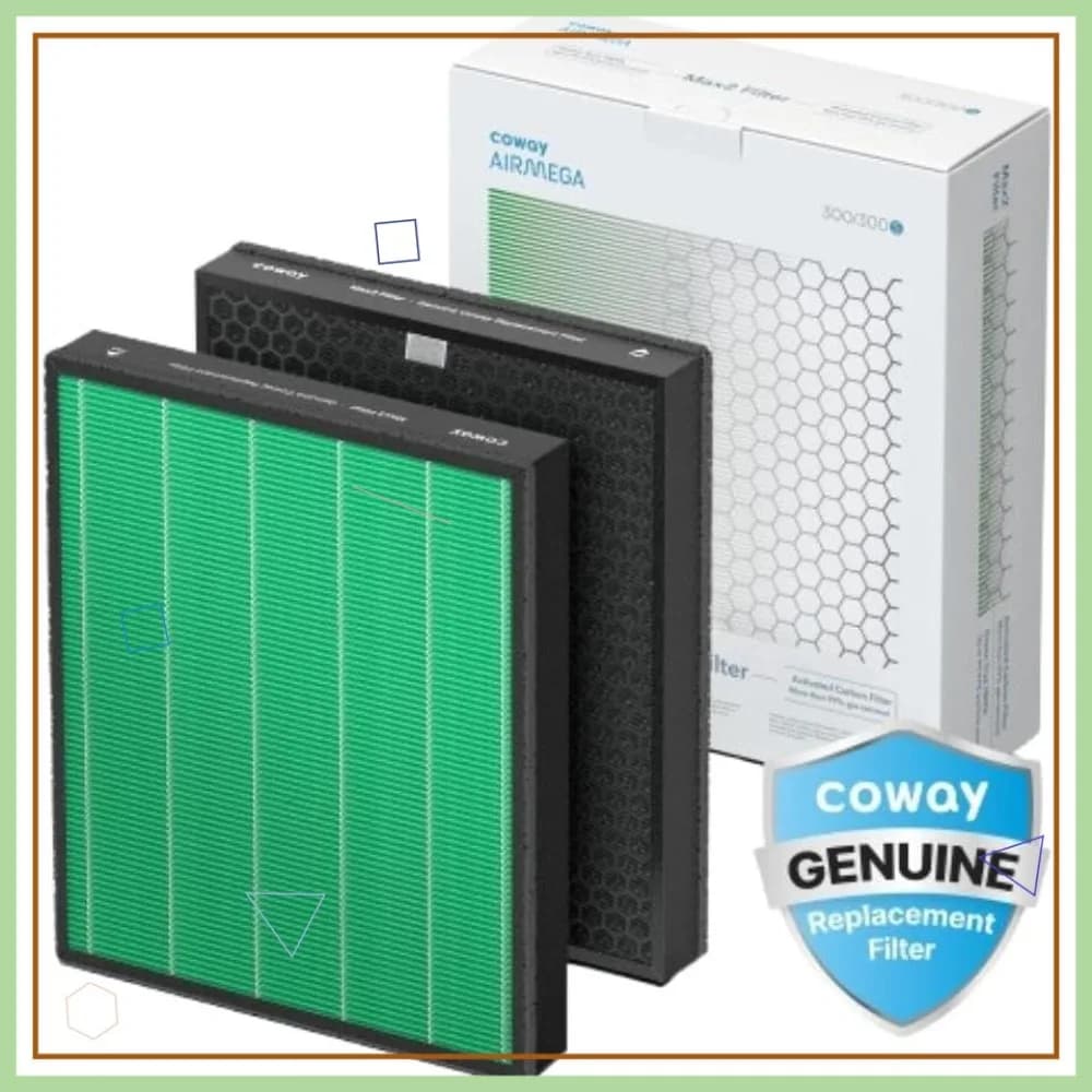 Set di filtri di ricambio per purificatore d'aria 300/300S, verde/nero, 1256 sq. ft.