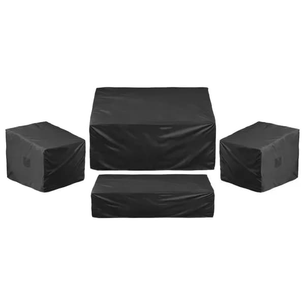 Set of 4 outdoor furniture covers for patio, table sofa, chair, waterproof 420D