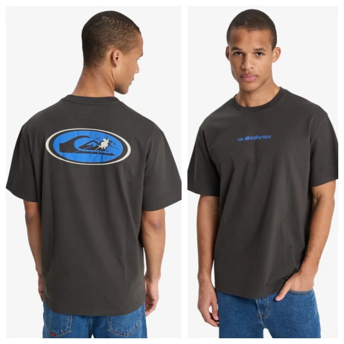 T-shirt per sport all'aria aperta Fractured Wave Surfing, 100% cotone, con grafica, per uomo e donna, streetwear estivo