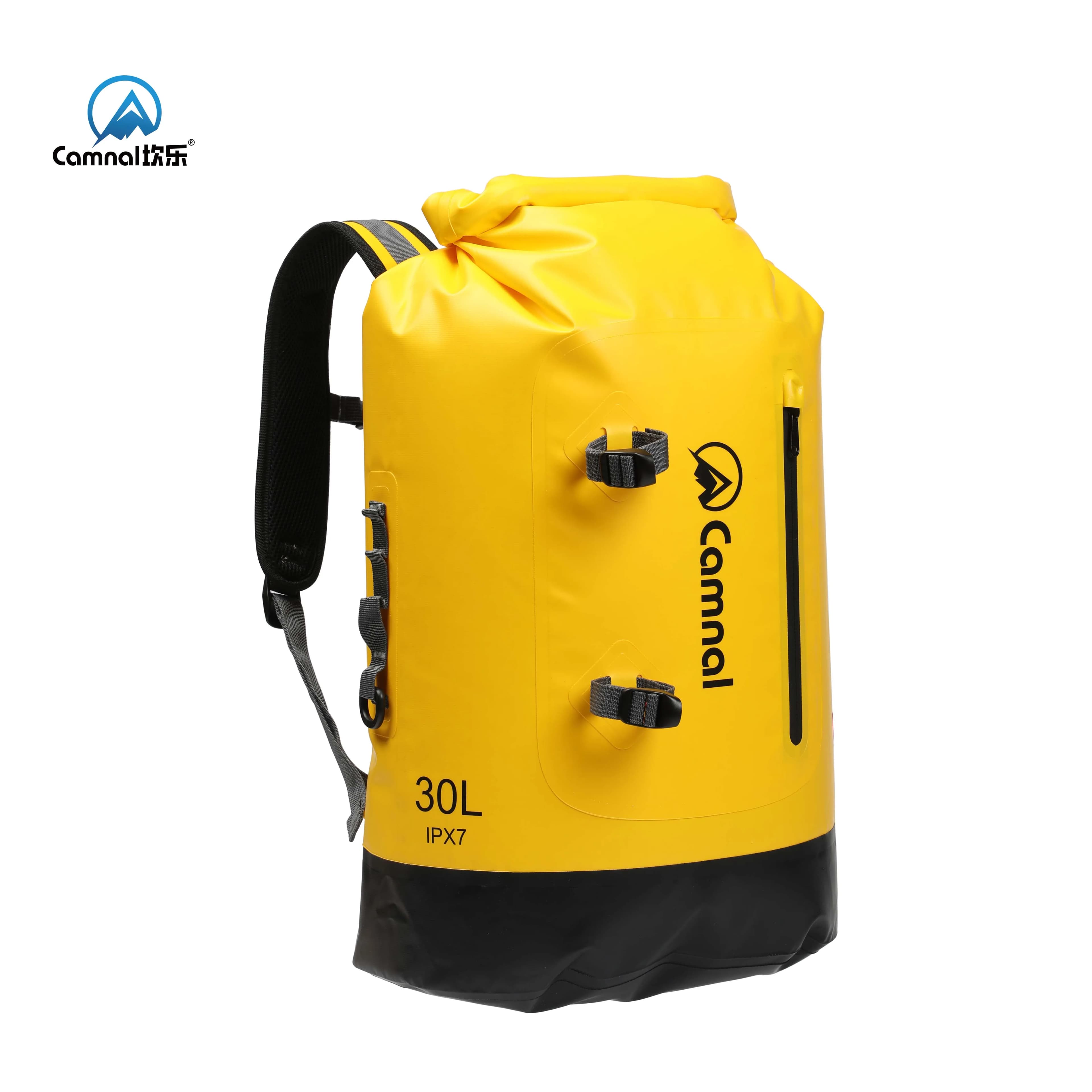 Borsa per flusso di montagna all'aperto Zaino impermeabile pieghevole portatile per speleologia Canyoning Arrampicata su roccia Salvataggio Canottaggio Campeggio