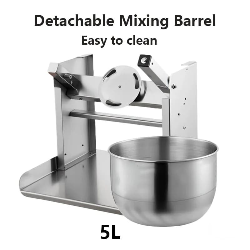 Mixer Alimentare Commerciale Portatile, Frullatore per Lavorazione Snack, Macchina per Condimenti e Dessert, Mixer ad Alta Efficienza per Vari Alimenti