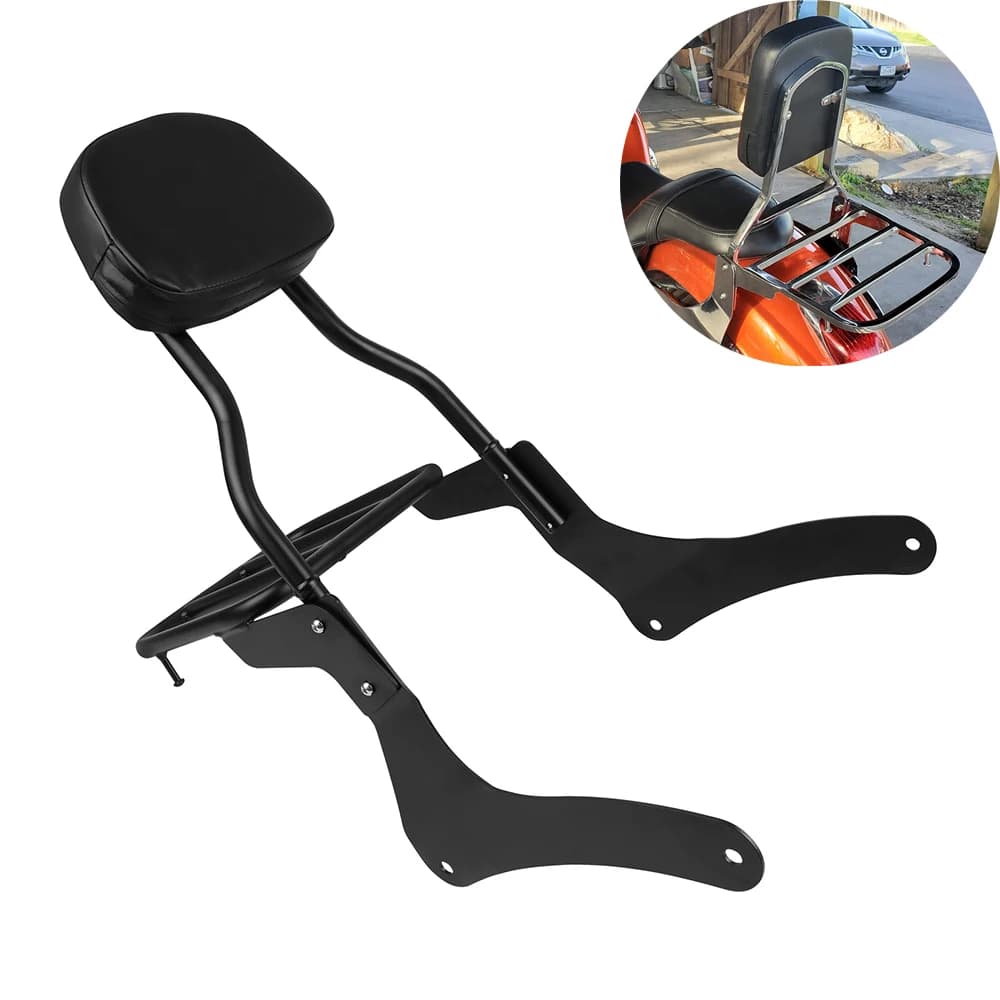 Vulcan900 moto Sissy Bar schienale staccabile con portapacchi per Kawasaki Vulcan VN 900 VN900 Custom Classic 1996-2018
