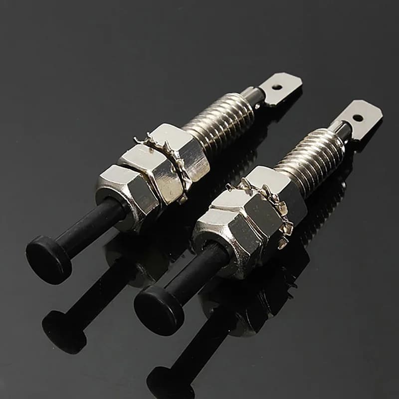 2 pcs hood door Pin switch adjustable alarm light chest screw universal alarm car safety adjustable truck accessories car