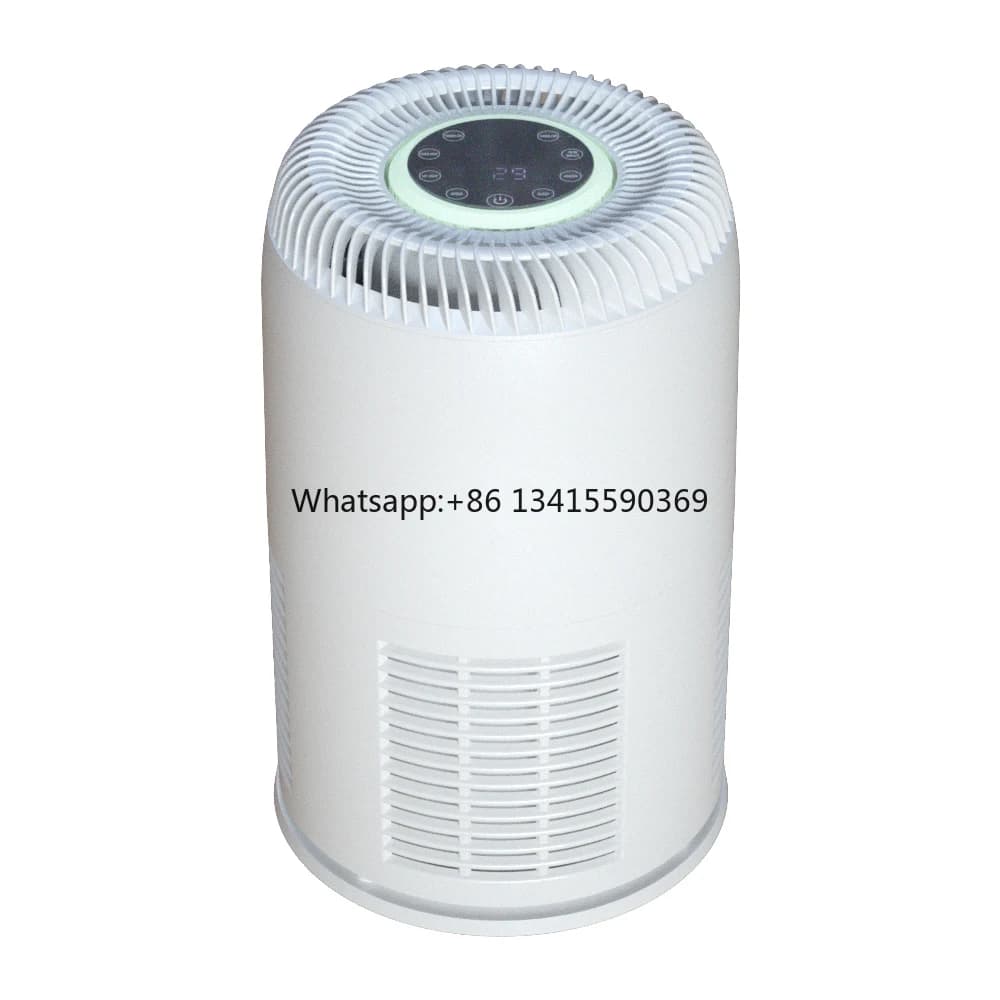 Purificatori touch intelligenti Sistema di pulizia dell'aria di ventilazione Camera con filtro Hepa Purificatore d'aria portatile
