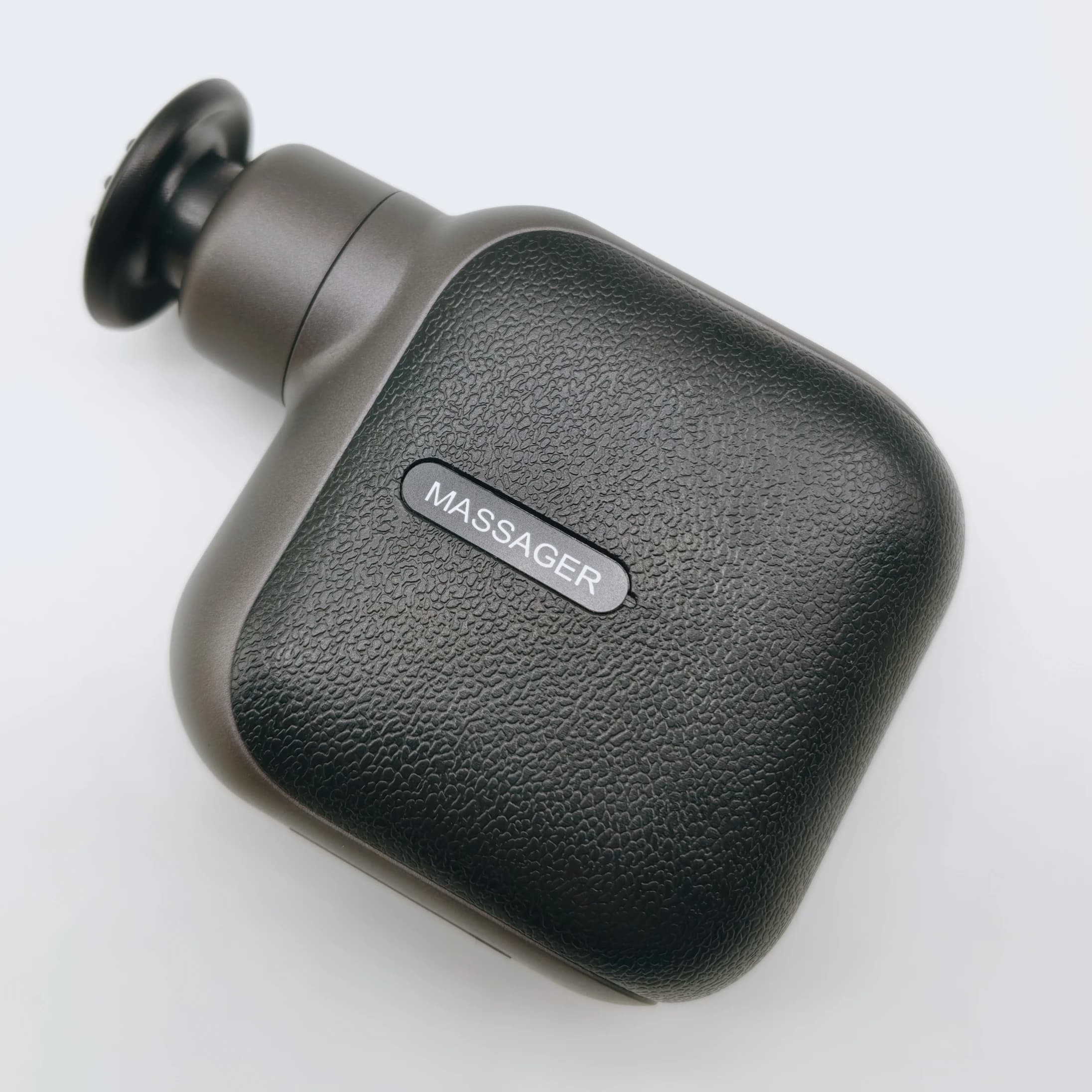 Mini Pocket Muscular Massage Gun with 4 Silicone Heads, Lightweight and Portable, Perfect for Office and Home, Silent Muscular Massage