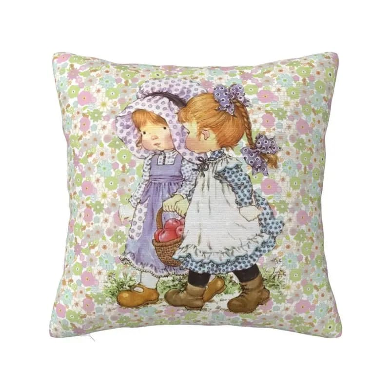 Fodere per cuscini decorativi personalizzate con cartoni animati Sarah Kay Kawaii Girl Nordic per sedie