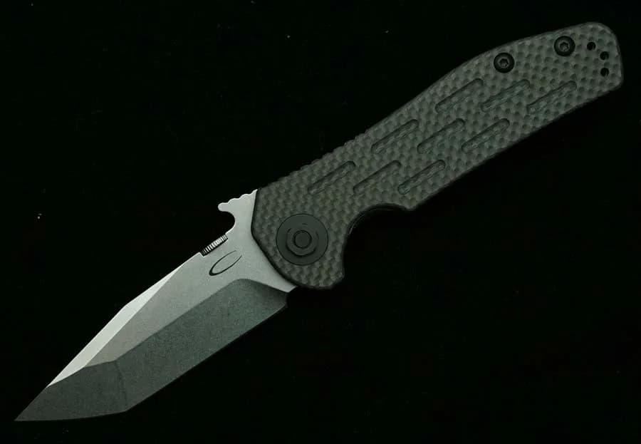 2024 New 0620CF Mark 204P Real Blade In Titanium/CF Alloy Handle Folding Colt of Camping Outer Kitchen Survival Pocket EDC Tool