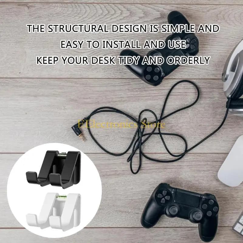 B03C Supporto per montaggio a parete universale per gamepad per controller PC Staffa per display Supporto per controller da