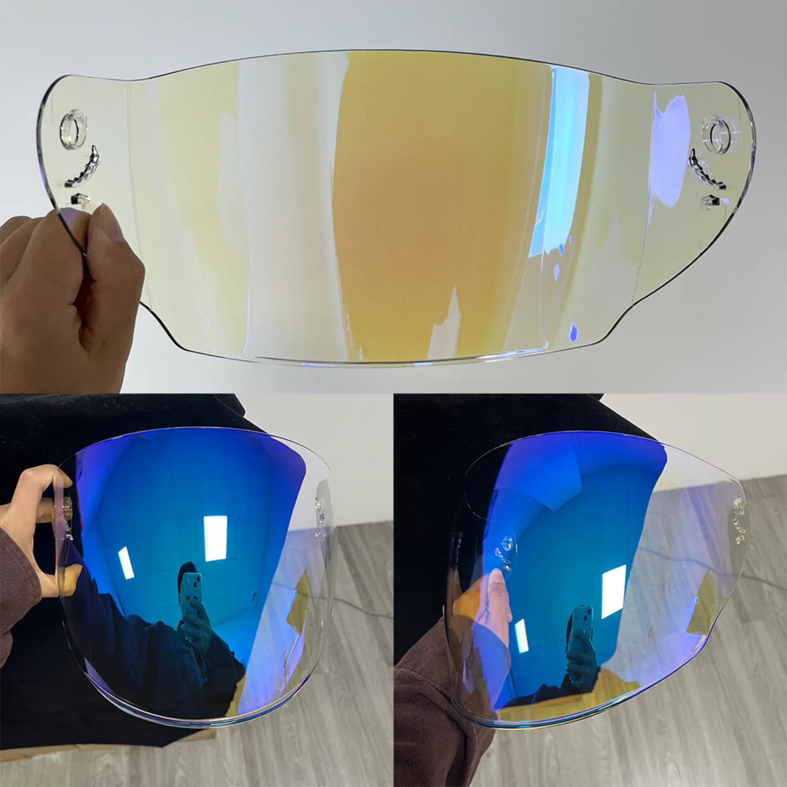 Visiera OF608 per Casco LS2 OF608, Protezione Solare Anti-UV, Accessori per Casco Moto