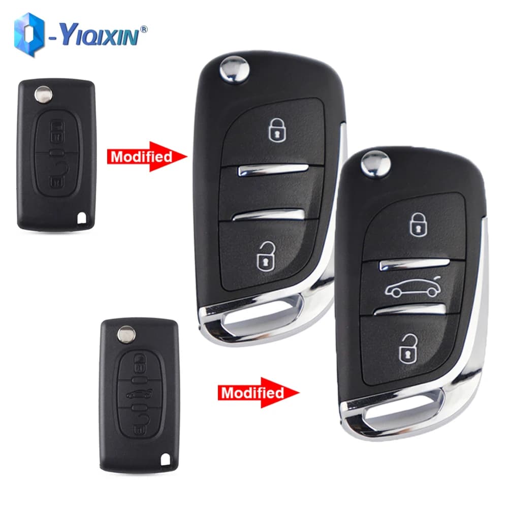 Per Citroen C2 C3 C4 C5 C6 C8 Xsara Berlingo Chiave Auto Modificata Borsette Per Peugeot 207 206 307 308 407 208 306 107 406 807 Partner