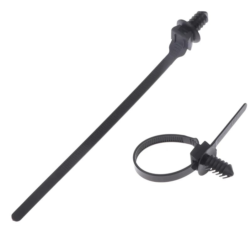 Filettato rimovibile M6 M8 M10 foro Nylon plastica veicolo Motocycle fascetta fermacavo per Auto Clip di fissaggio montaggio a pressione elementi di fissaggio automatici