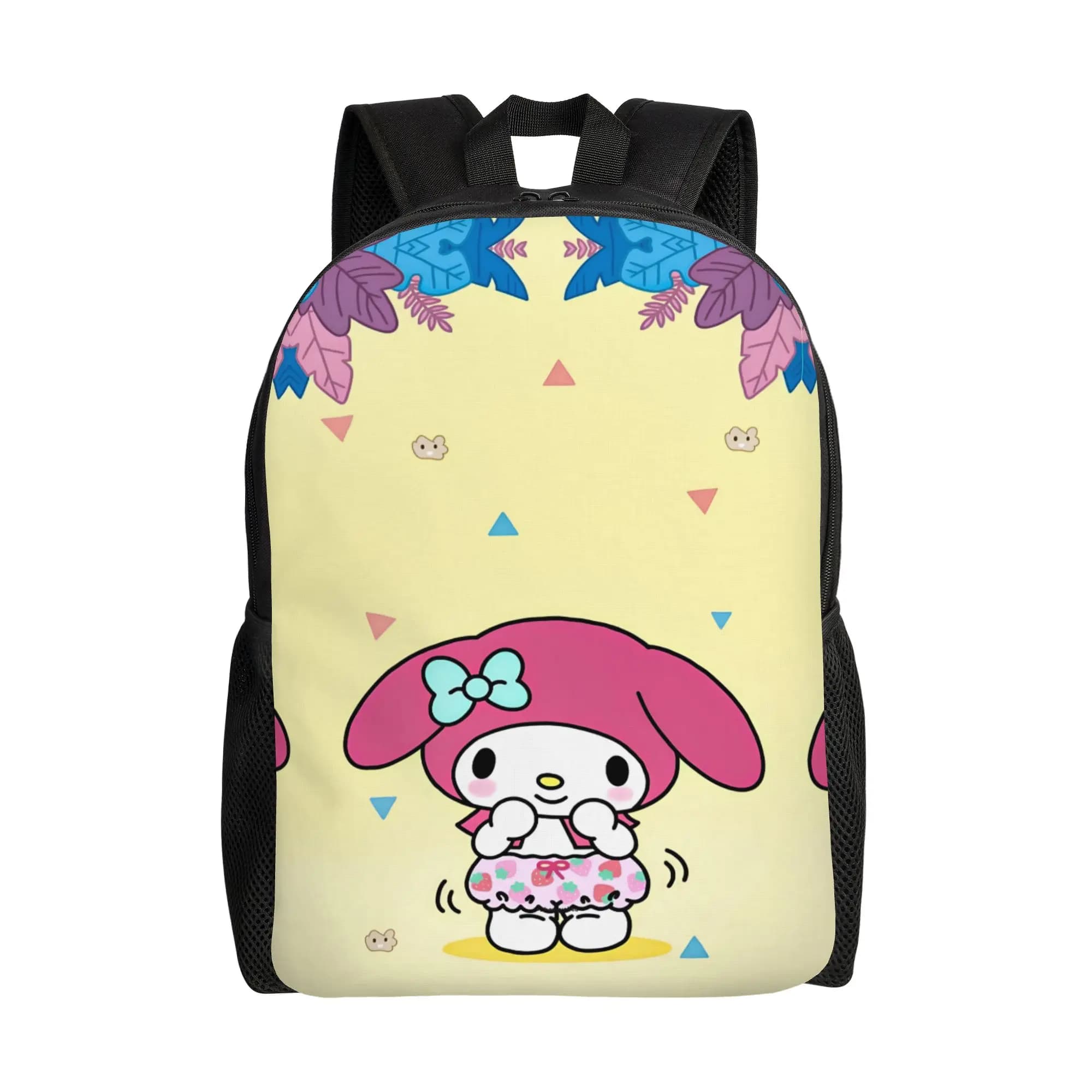 M-Melodies Laptop Backpack Women Men Basic Bookbag for College School Student Rabbit Anime Bags