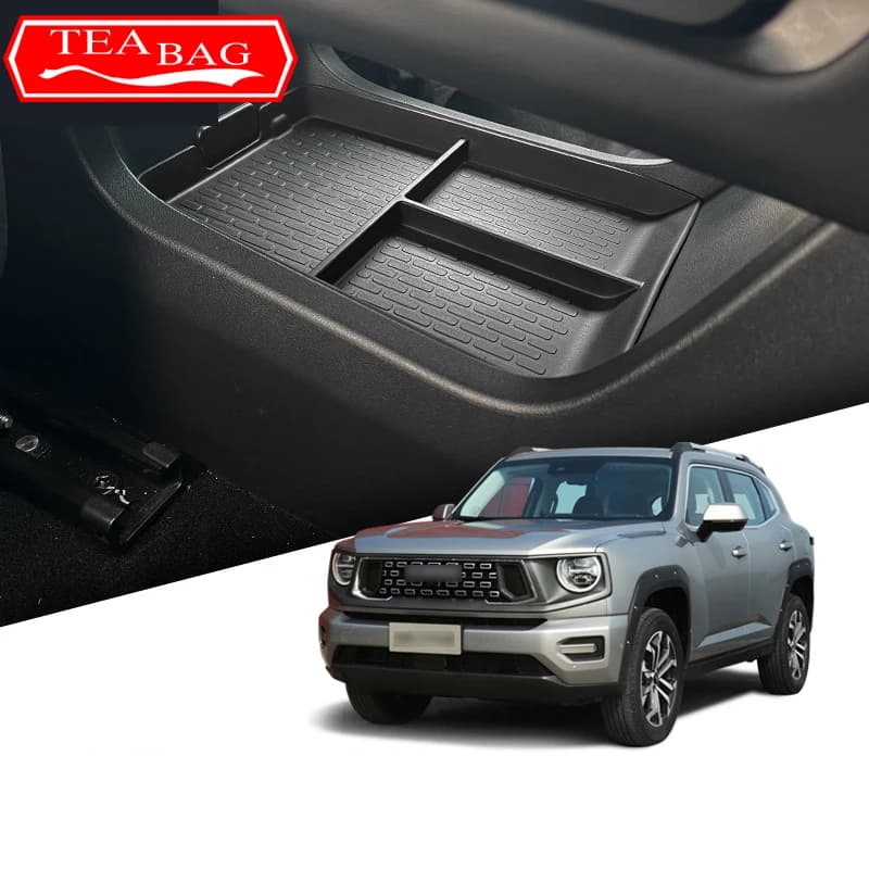 Per Haval Dargo 2nd Gen 2024 2025 Car Styling Under Center Console Organizer scatola di immagazzinaggio scatola di immagazzinaggio interna accessori Auto