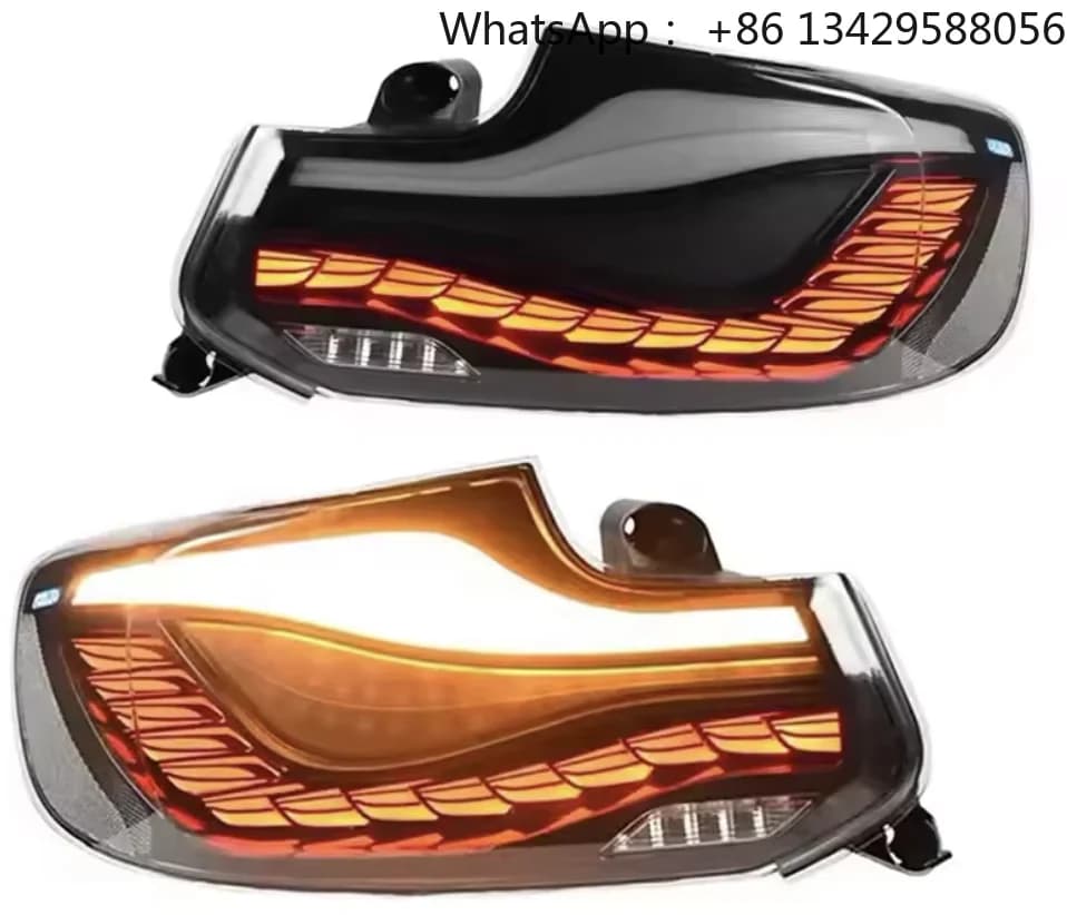 Per BMW Serie 2 F22 Gruppo fanale posteriore per la modifica dei fari a LED Dragon Scale e indicatori di direzione.