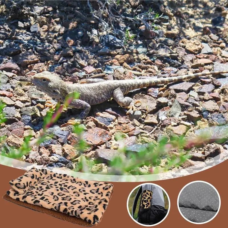 Soft-haired ratchet for hamsters Gecko Lucertola Sacco fur for reptiles Cricetic blanket for pets Sleep