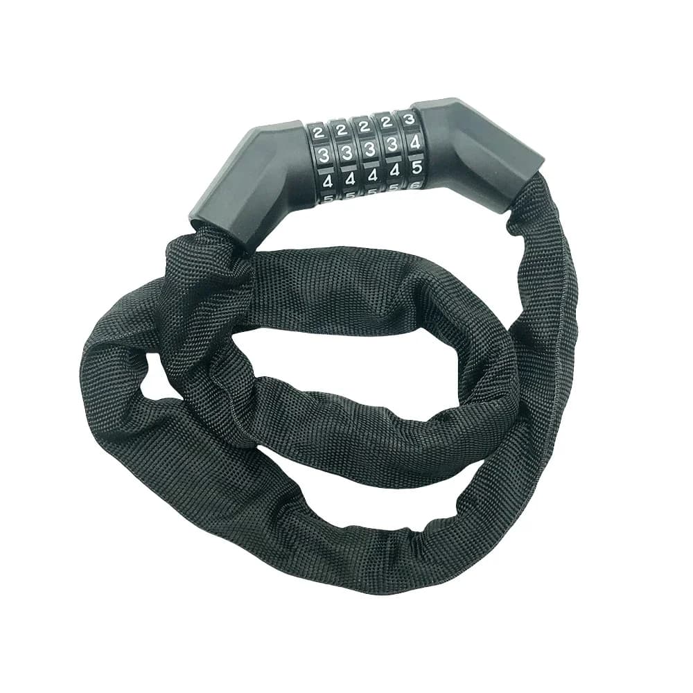 Lucchetto a catena per bici antifurto da 90 cm per bici da strada MTB Lucchetto per bicicletta di sicurezza con password protetta con lucchetto per moto Accessori per bici