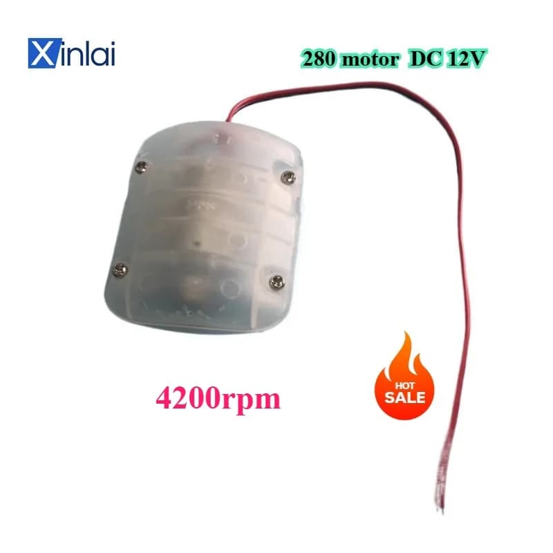 12V vibrating motor massager with hot sale 280 vibrating motor, massage chair, mattress, belt, kneepad