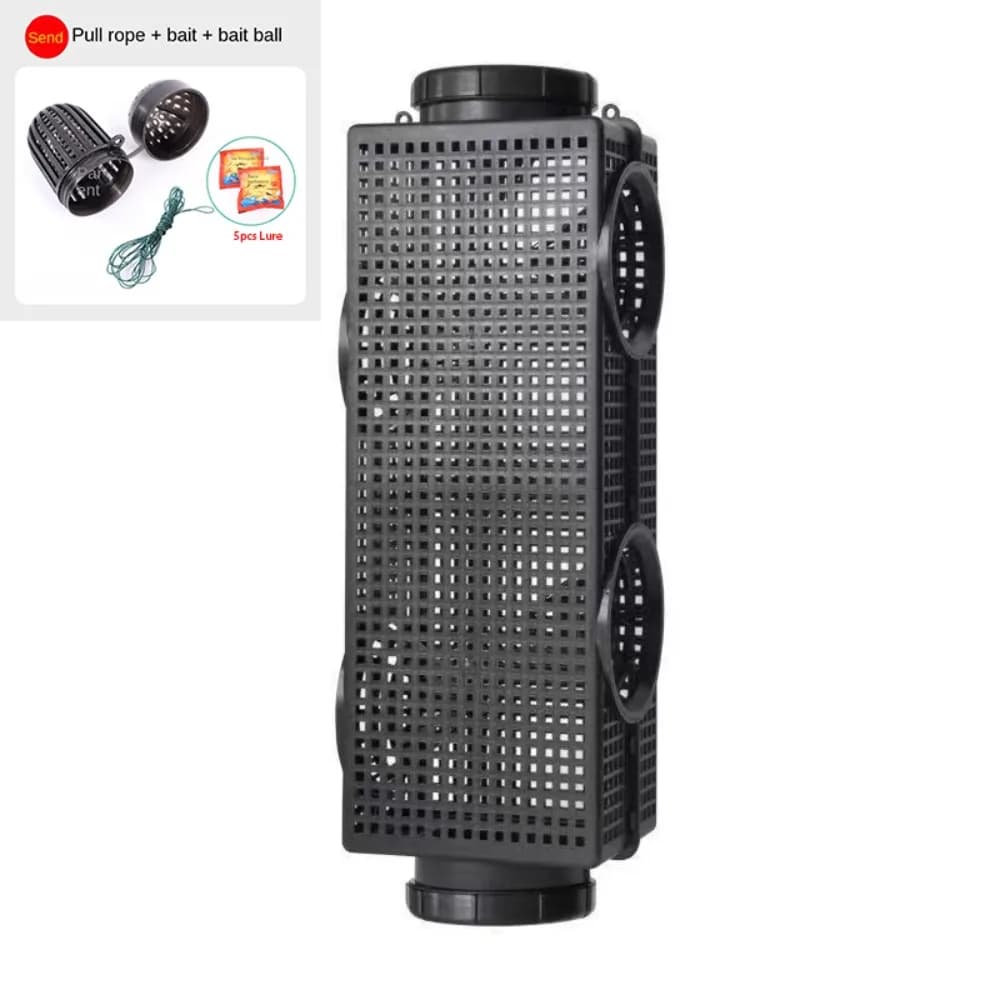 5pcs 2025 Black Fish Net Cage Fishnet Loach Trap Fishing Pot Durable Fishing Traps Finless Eel Cage