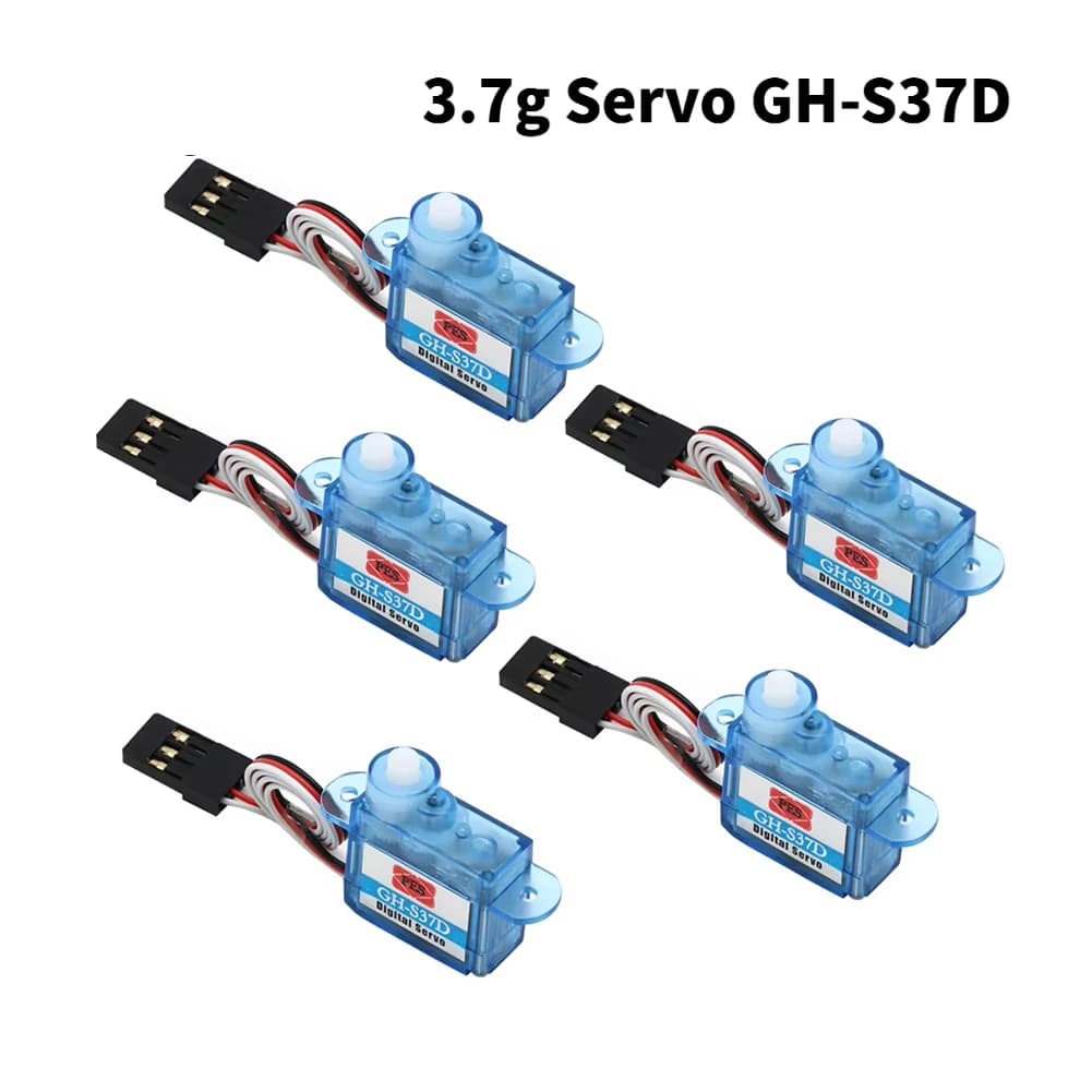 5/10Pcs 3.7g Digital Servo Mini Micro Servo Hollow Cup Servo for RC plane Helicopter Boat Car Parts
