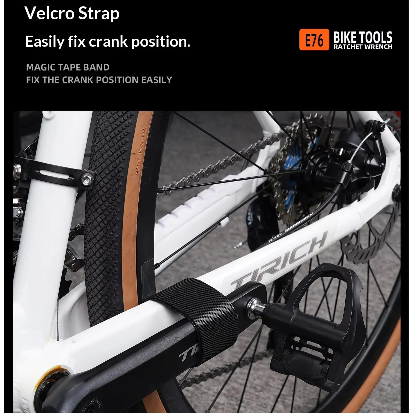 Enlee Portabici da Tetto per Auto con Sgancio Rapido, Supporto per Forcella con Perno Passante, Staffa di Fissaggio Ruota Posteriore per Trasporto Bici su Veicolo, per Esterni