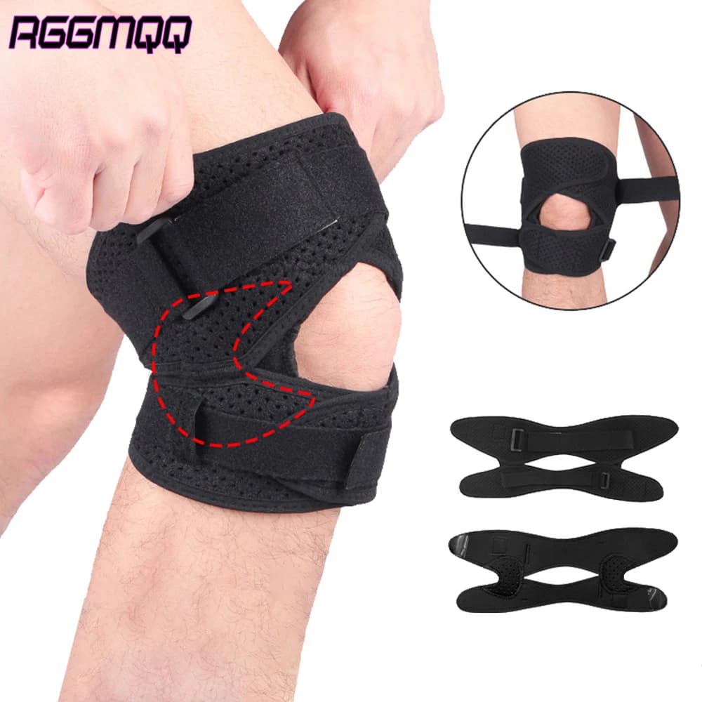 1 Pezzo Fascia di Supporto per Tendine Rotulei, Fascia Regolabile per Stabilizzazione della Rotula, Ginocchiera per Tendinite, Basket, Pallavolo, Squat