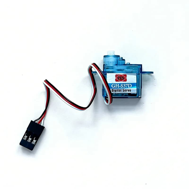 Servo Digitale GH-S37D Ultra-Leggero da 3.7g - 3.6V-4.8V, Cavo da 150mm, Ingranaggi in Plastica per Aeromodelli RC