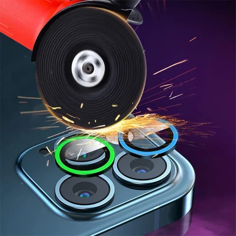 2-3Pcs Night Light Luminous Metal Glass Camera Lens Protector For 17 Air 16 15 14 13 11 Pro Max Plus 12 Mini Ring Len Case Cover