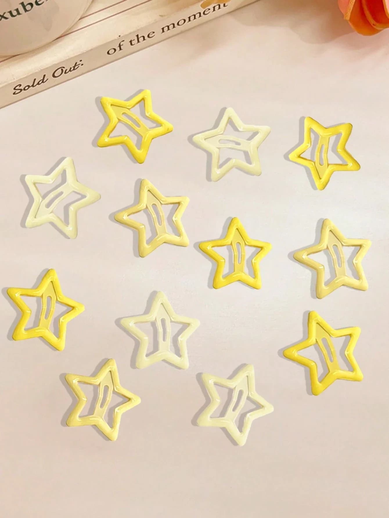 8 fermagli per capelli a forma di stella, mini forcine alla moda, accessori decorativi carini Y2K per donna