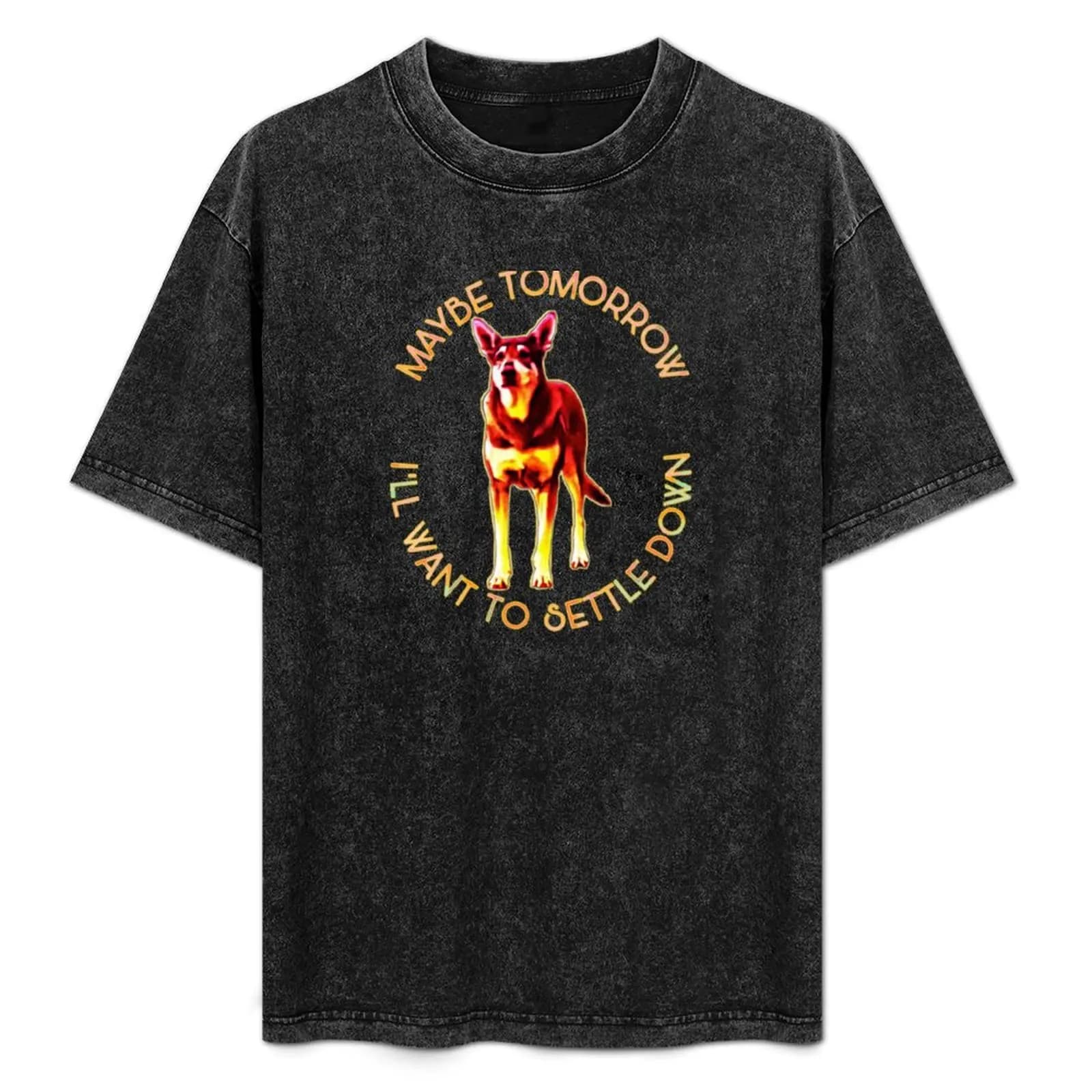 The Littlest Hobo T-Shirt Casual Loose Short Sleeve Tee for Men
