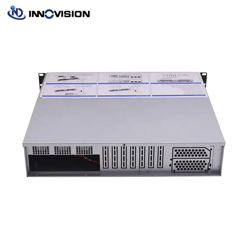2025 vendita calda flessibile ultra corto 2U Mini custodia L400mm 4 baie Hotswap 2U rack di stoccaggio telaio del server per Nvr/nas