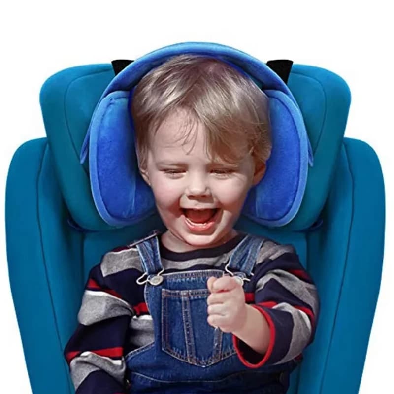 Supporto per la testa del bambino per auto, poggiatesta regolabile per neonati e bambini, cuscino morbido per sedile auto, cuscini fissi per dormire