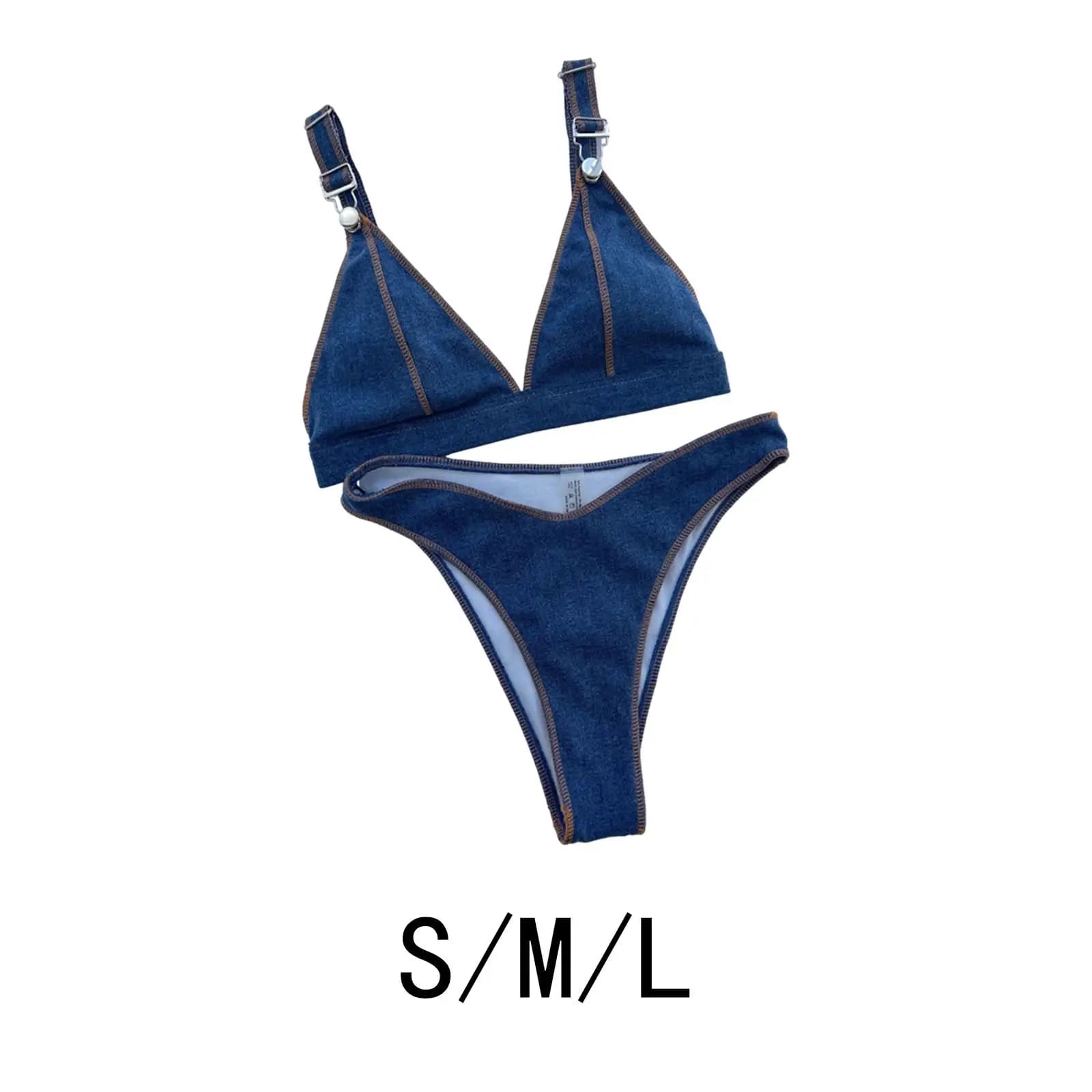 Set bikini da donna, costume da bagno da donna, abbigliamento da spiaggia per piscine, viaggi e spiaggia