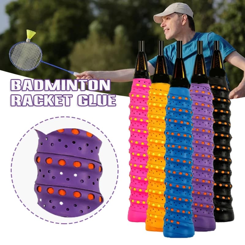 Overgrip tennis tape Adhesive tape for tennis rack 110 cm PU elastic bands Non slip protector for handle tennis racks
