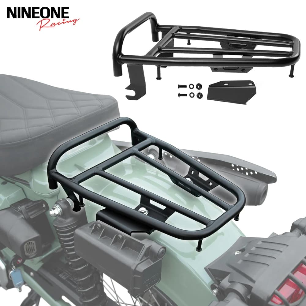 Portapacchi Posteriore per Hunter Cub CT125 Trail125 2020-2026, Portapacchi Posteriore CT125 JA55 JA65, Griglia Portabagagli, Parafango, Piastra per Bauletto