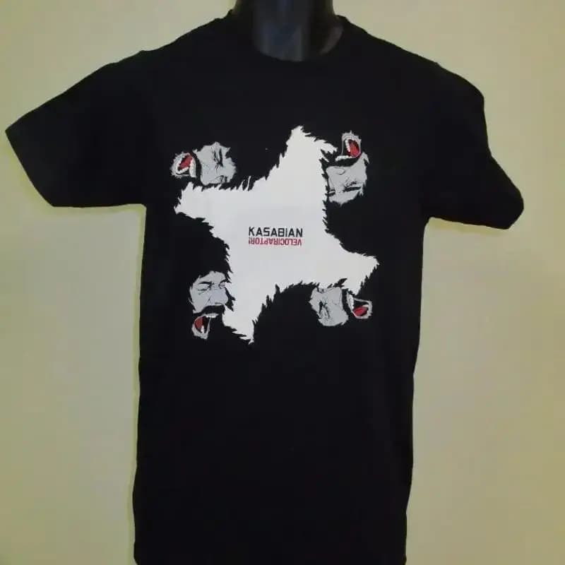 NEW Kasabian Velociraptor "tour 2012" MENS SIZE S-M-XL CONCERT T-SHIRT