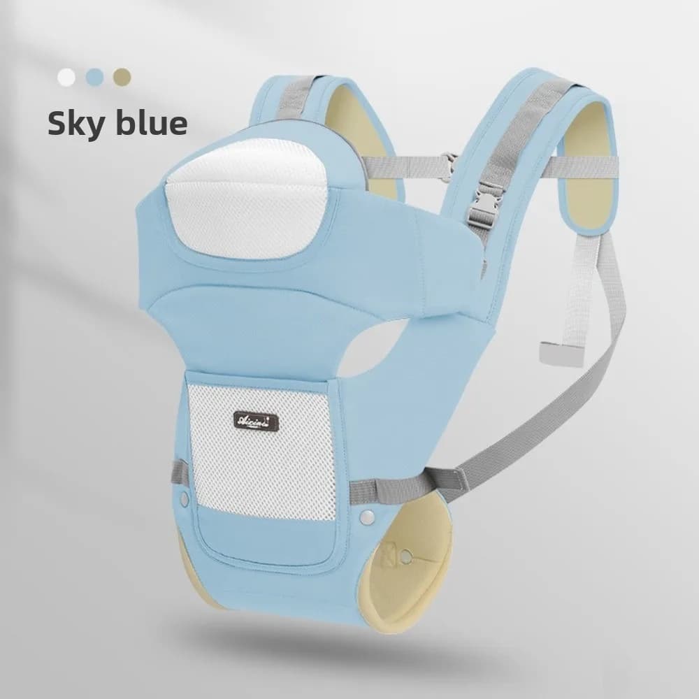 New Adjustable Baby Carrier Newborn Ergonomic Lightweight Backpack Pouch Dual Use Breathable Baby Sling For Going Out