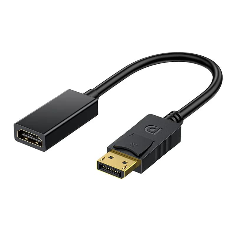 Adattatore cavo compatibile DP a HDMI maschio a femmina per porta display PC portatile HP/DELL a convertitore cavo compatibile HDMI 1080P