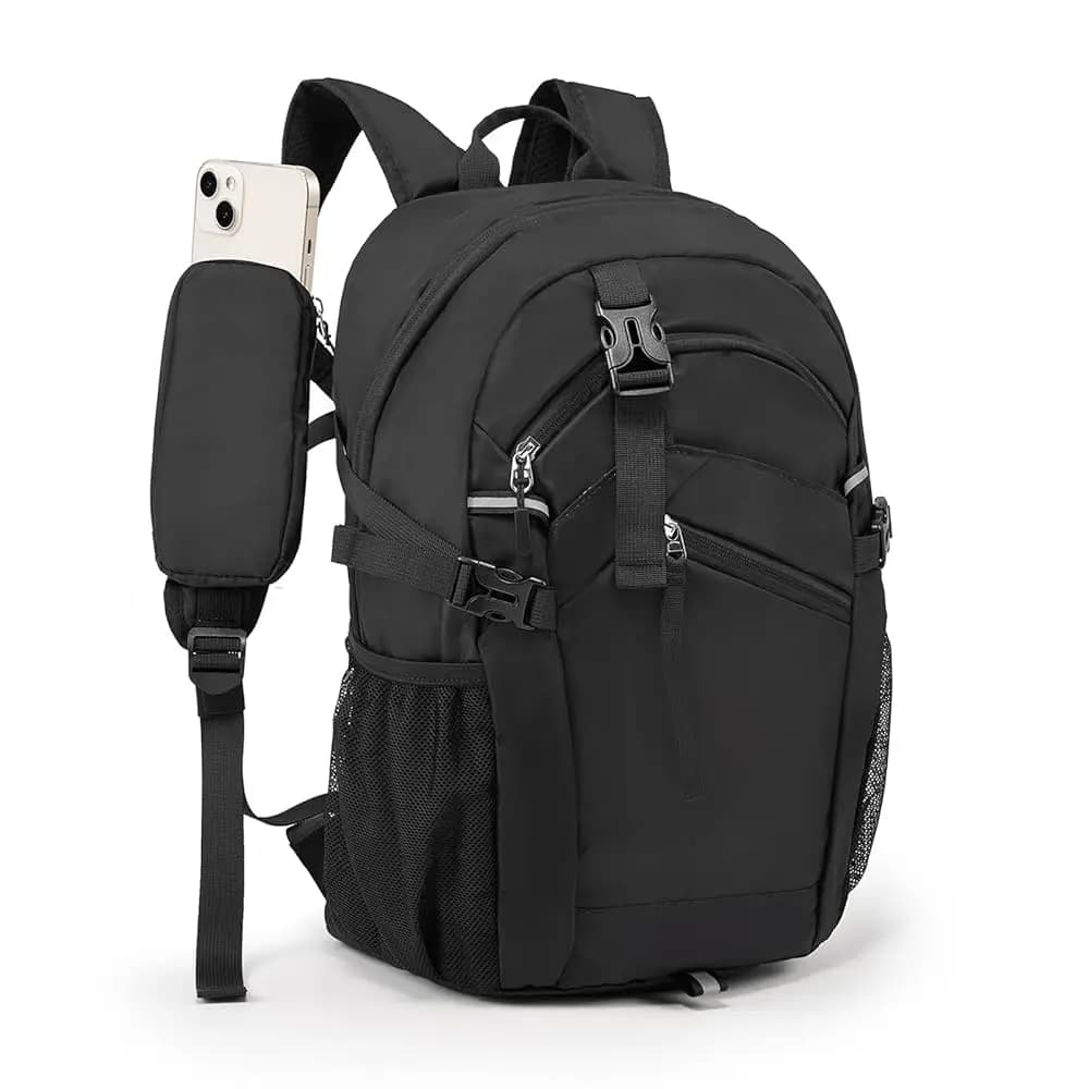 Zaino da Escursionismo per Donne e Uomini 20L con Tasca Rimovibile per Telefono, Zaino Leggero da Viaggio, Daypack per Escursioni Giornaliere