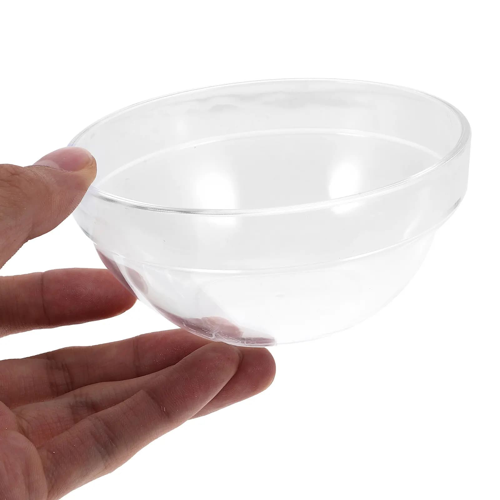 Set di 8 Ciotole Trasparenti in Acrilico per Oli Essenziali, Ideali per Casa, Spa e Massaggi, Plastica Premium Non Tossica e Durevole