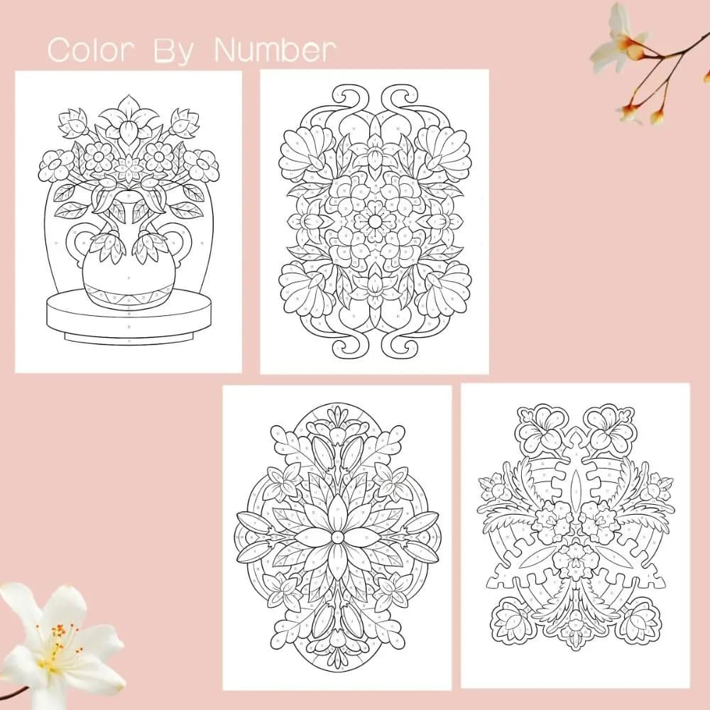 Cute Cartoon Coloring Book Educational Painting Gift Paperback Stress Relief Montessori Drawing Toy for Adults And Teens