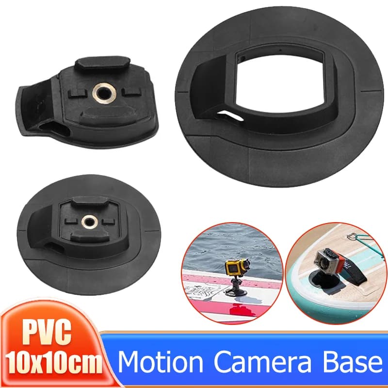 Supporto per supporto per fotocamera per kayak per tavola da surf Supporto fisso per fotocamera per paddle in PVC Supporto per fotocamera per tavola da surf SUP Accessori per esterni