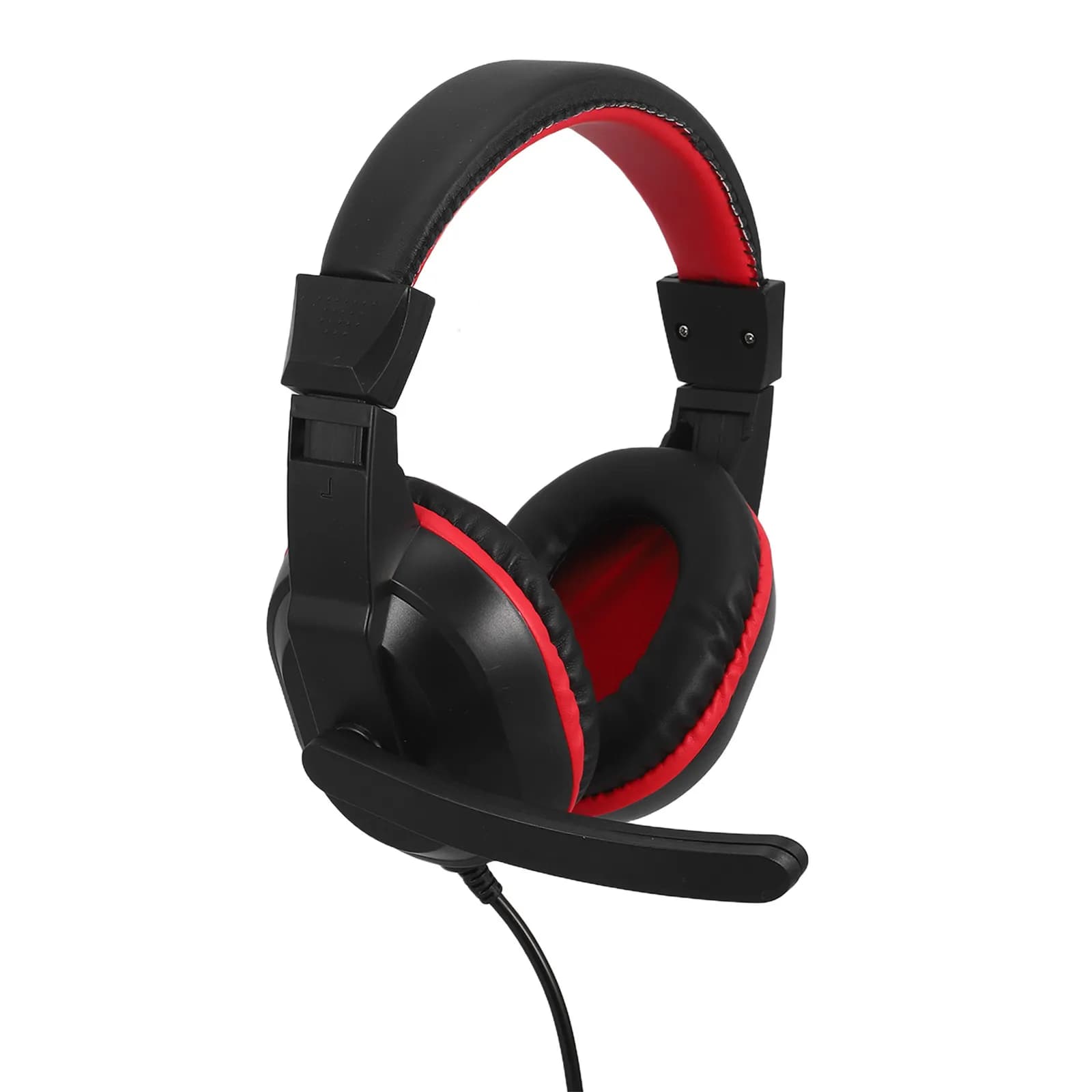 Stereo Headset with Mic Adjustable Gaming Headphones for Pc Laptop Computer Music Movies Skype Zoom Call Comfort Noise