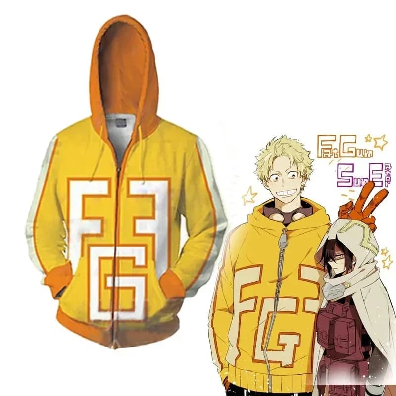 (#^.^#) 2026 New COS Anime Boku No Fatgum Taishiro Toyomitsu Sweater Cosplay Costume My Hero Academia Jacket Hoodie Z →_→LOOK ME