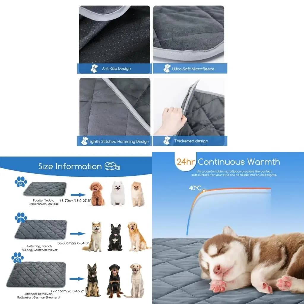 Letto per cani da compagnia Tappetino riscaldante automatico Tappetino riscaldante per gatti Casa Tappetini per dormire per cani