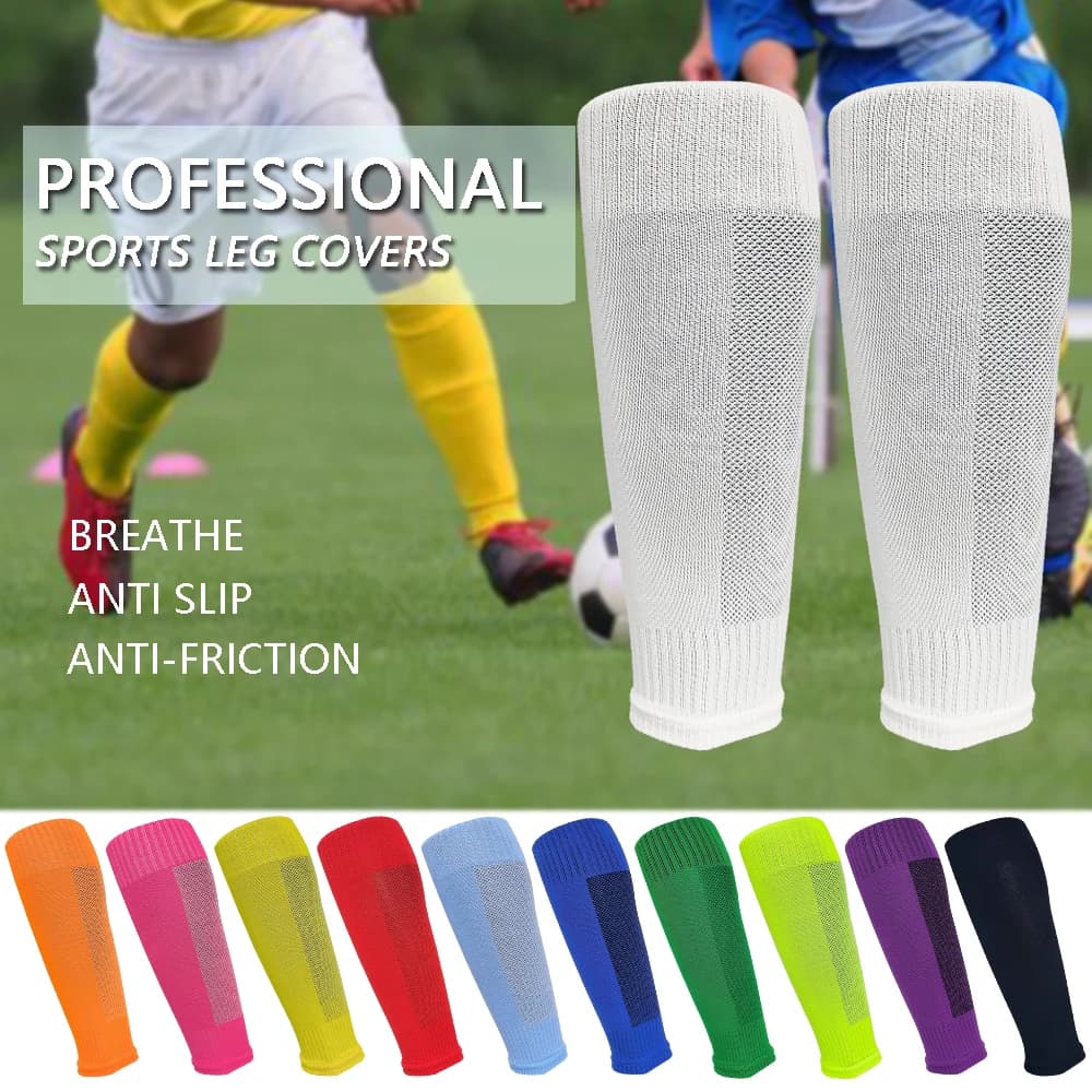 1 paio di scaldamuscoli traspiranti protezione per le ginocchia maniche sportive per le gambe calcio bambino adulto maniche protettive per esterni supporto guardia Pa