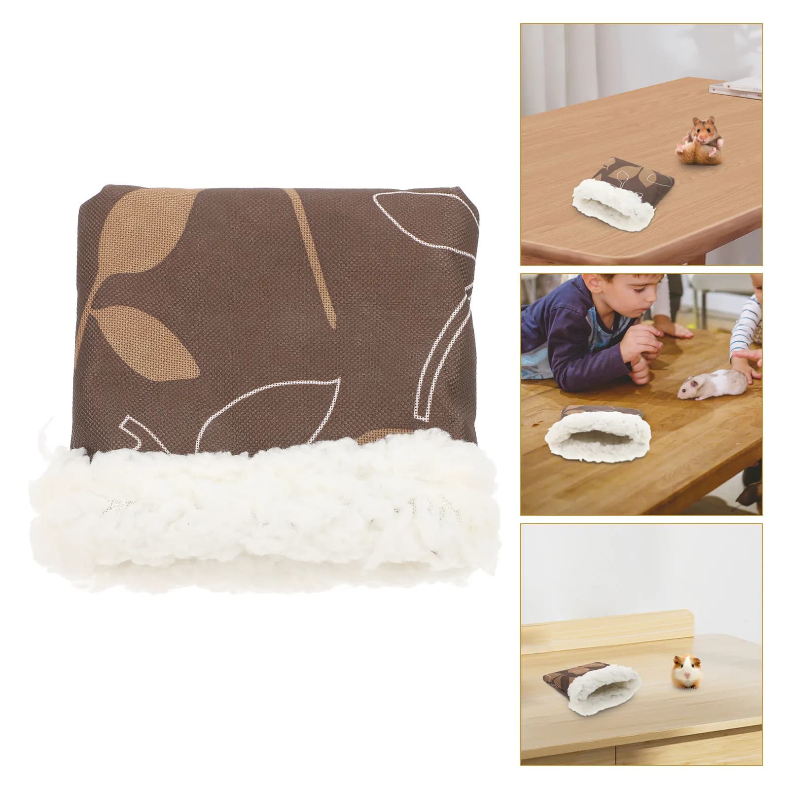 Pet Sleeping Bag, Hot Cover Wrap, Pelo Sack for Cocktails and Rabbits, Small Nest, Casual Color, Coupling Mat for Winter Sleep
