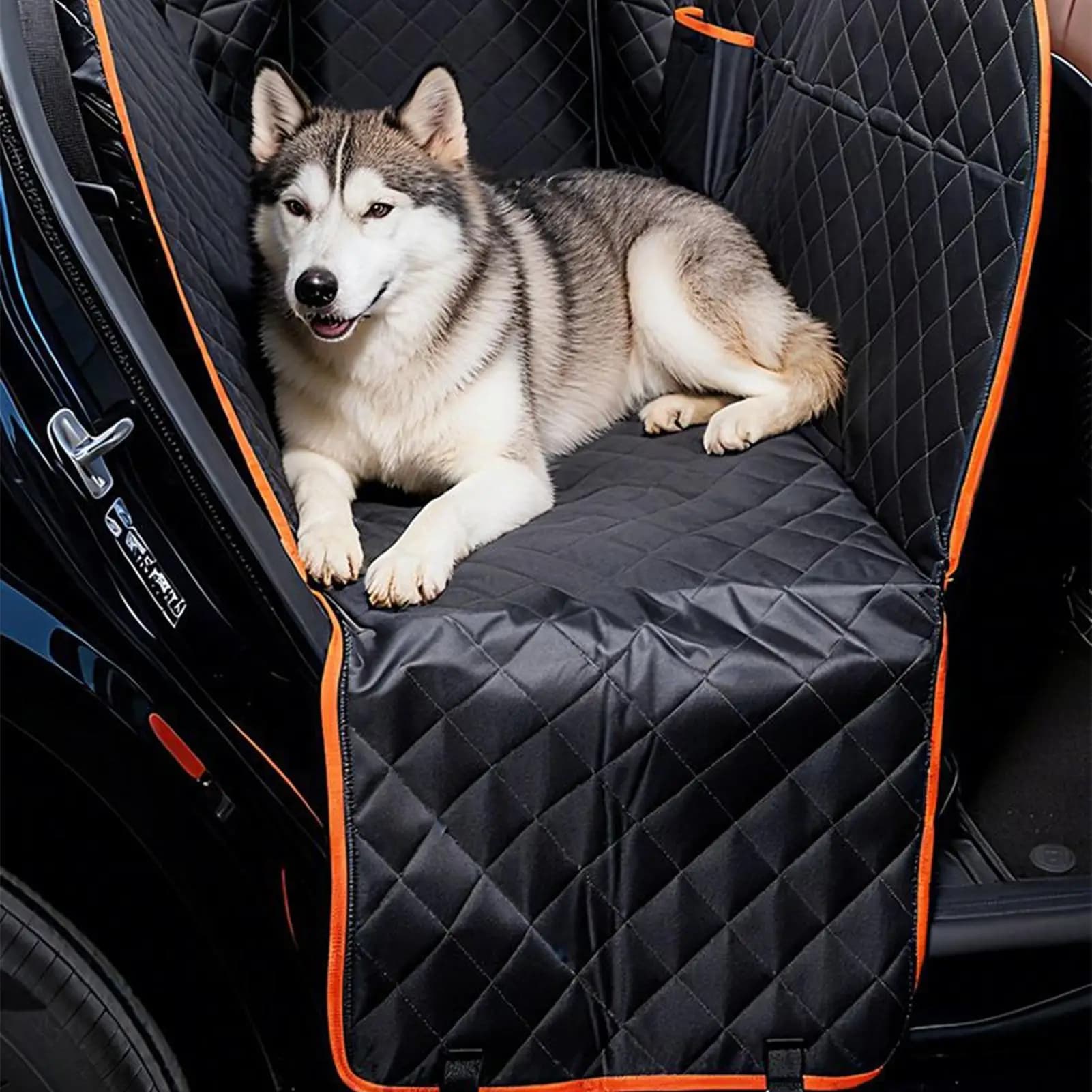 Tappetino per cani per auto, impermeabile, avvolgente, antiscivolo, per animali domestici, coperta per auto, coprisedile per cani, protezione per auto, per veicoli SUV, camion, viaggi
